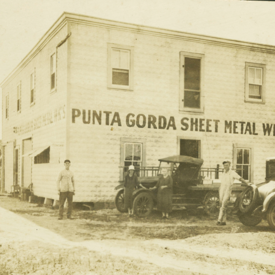 Vintage-Punta-Gorda-Sheet-Metal-Works-Building